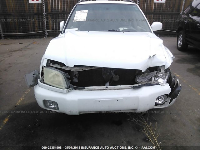 JF1SF65601H700732 - 2001 SUBARU FORESTER S Ağ foto 6