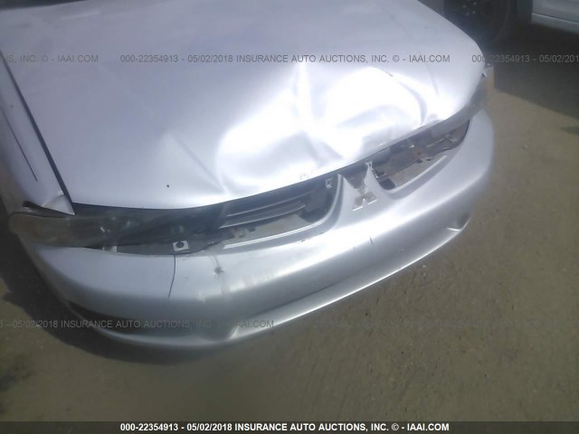 4A3AA46H72E055988 - 2002 MITSUBISHI GALANT ES/LS/GTZ SILVER photo 6