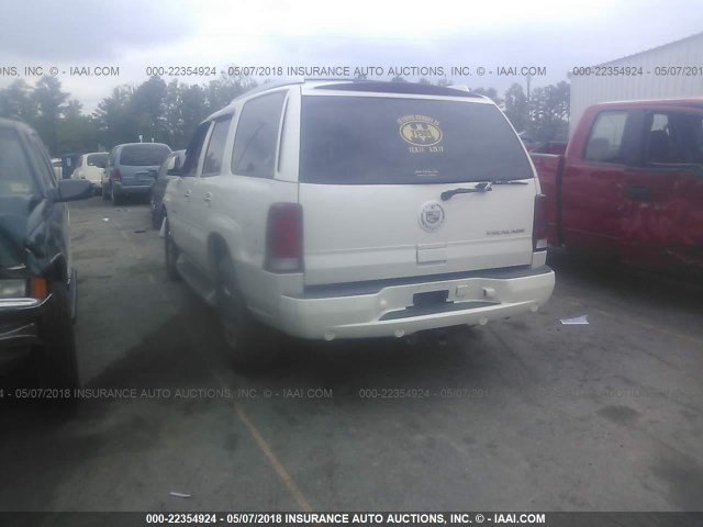 1GYEK63N64R191008 - 2004 CADILLAC ESCALADE LUXURY თეთრი ფოტო 3