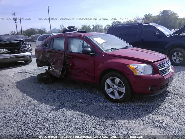 1C3CDWDA6CD533477 - 2012 DODGE CALIBER SXT RED photo 1