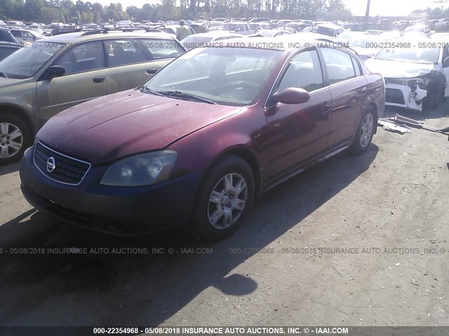 1N4AL11D45C230462 - 2005 NISSAN ALTIMA S/SL BURGUNDY photo 2