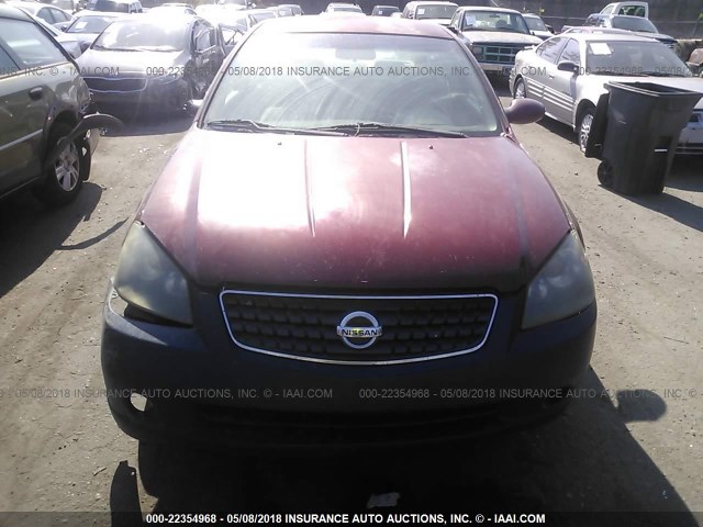 1N4AL11D45C230462 - 2005 NISSAN ALTIMA S/SL BURGUNDY photo 6