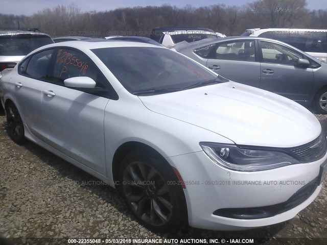 1C3CCCDG9FN678453 - 2015 CHRYSLER 200 S WHITE photo 1