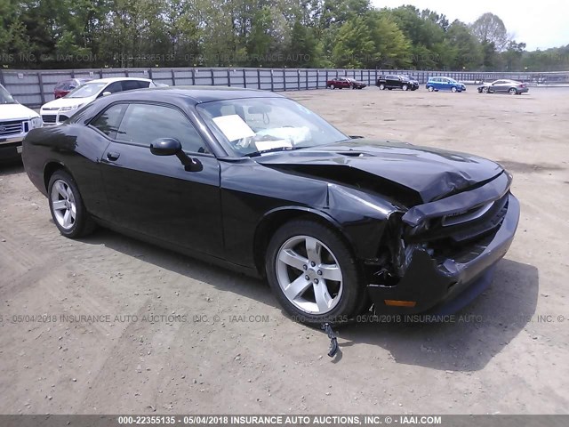 2C3CDYAG1DH670156 - 2013 DODGE CHALLENGER SXT BLACK photo 1