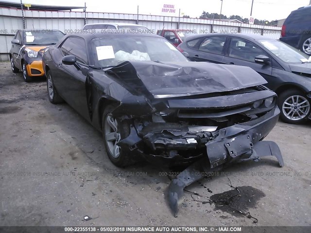 2C3CDYAG0EH152993 - 2014 DODGE CHALLENGER SXT BLACK photo 1