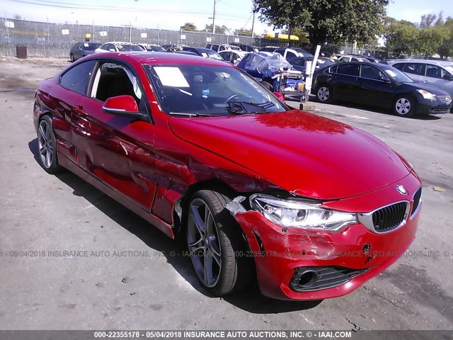 WBA3N3C52FK234920 - 2015 BMW 428 I RED photo 1