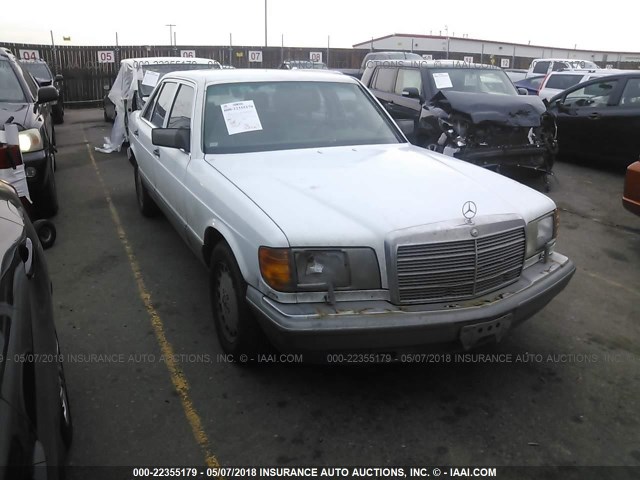 WDBCA35D8JA406626 - 1988 MERCEDES-BENZ 420 SEL WHITE photo 1