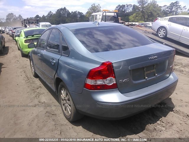 YV1MS382552103178 - 2005 VOLVO S40 2.4I TEAL photo 3