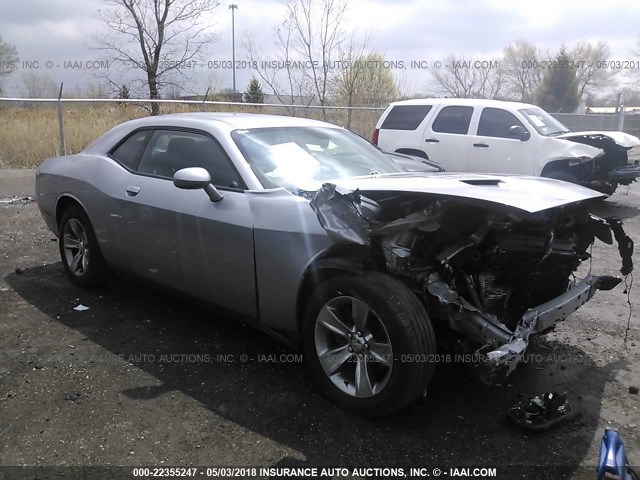 2C3CDZAG3GH217487 - 2016 DODGE CHALLENGER SXT GRAY photo 1