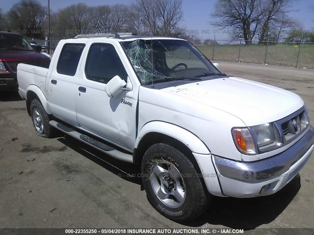 1N6ED27Y4YC433703 - 2000 NISSAN FRONTIER CREW CAB XE/CREW CAB SE WHITE photo 6