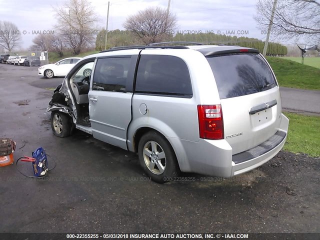 2D4RN3D10AR427248 - 2010 DODGE GRAND CARAVAN HERO SILVER photo 3