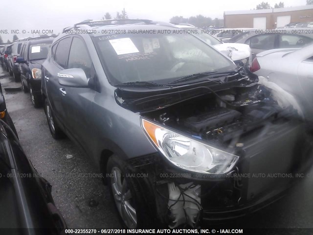 KM8JU3AC6CU403654 - 2012 HYUNDAI TUCSON GLS/LIMITED ვერცხლისფერი ფოტო 1