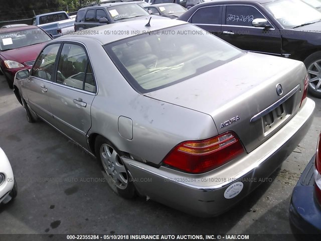 JH4KA96512C004541 - 2002 ACURA 3.5RL GOLD photo 3