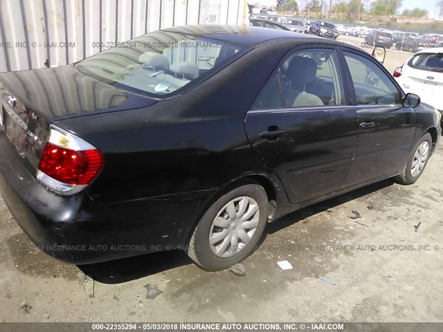 4T1BE32K56U679576 - 2006 TOYOTA CAMRY LE/XLE/SE შავი ფოტო 4