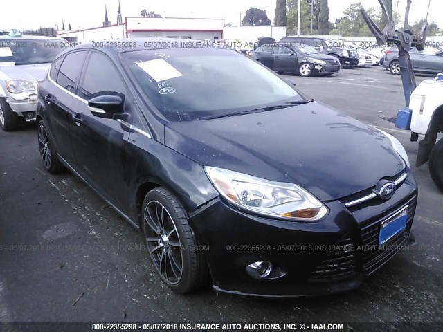 1FAHP3M20CL375486 - 2012 FORD FOCUS SEL BLACK photo 1