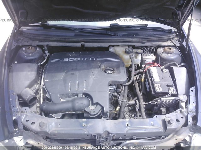 1G1ZC5EB9AF119047 - 2010 CHEVROLET MALIBU 1LT 蓝色 照片 10