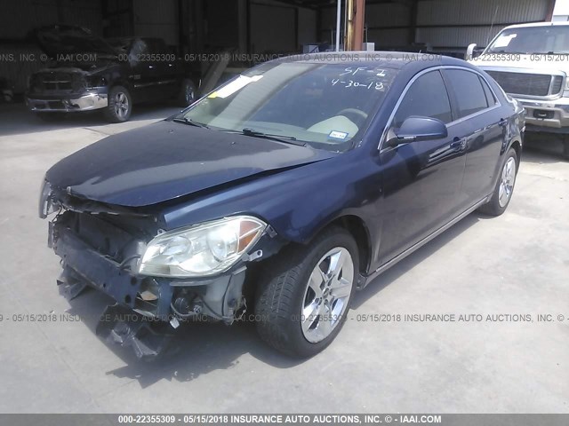 1G1ZC5EB9AF119047 - 2010 CHEVROLET MALIBU 1LT 蓝色 照片 2