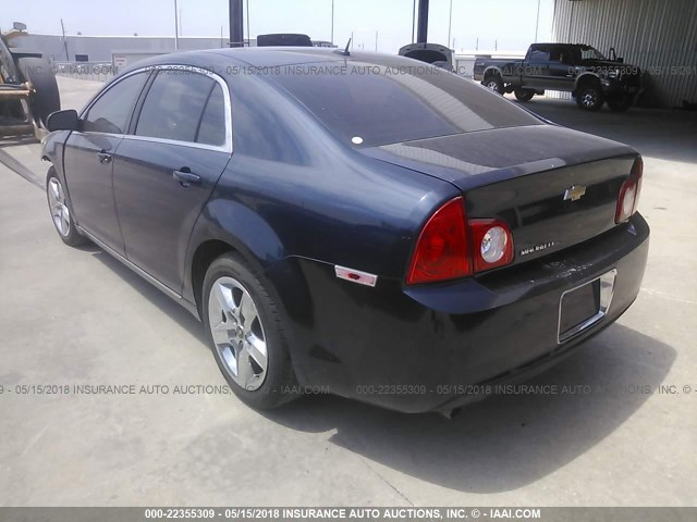 1G1ZC5EB9AF119047 - 2010 CHEVROLET MALIBU 1LT 蓝色 照片 3