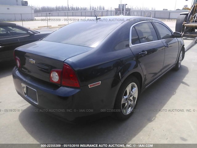 1G1ZC5EB9AF119047 - 2010 CHEVROLET MALIBU 1LT 蓝色 照片 4
