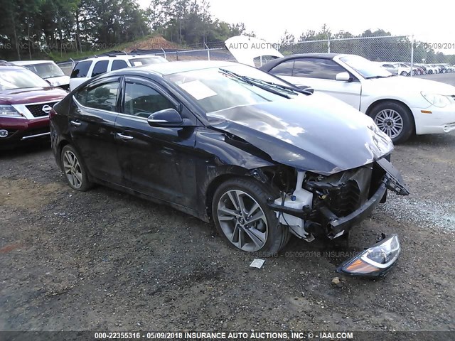 5NPD84LF3HH011736 - 2017 HYUNDAI ELANTRA SE/VALUE/LIMITED BLACK photo 1