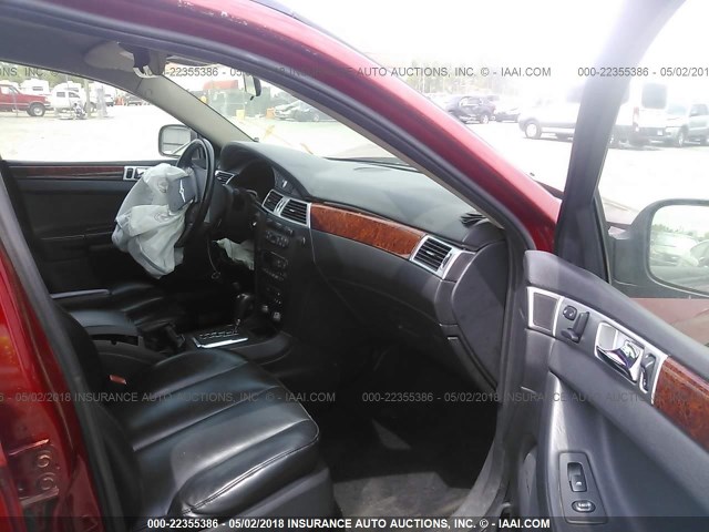 2A4GM68466R641241 - 2006 CHRYSLER PACIFICA TOURING MAROON photo 5