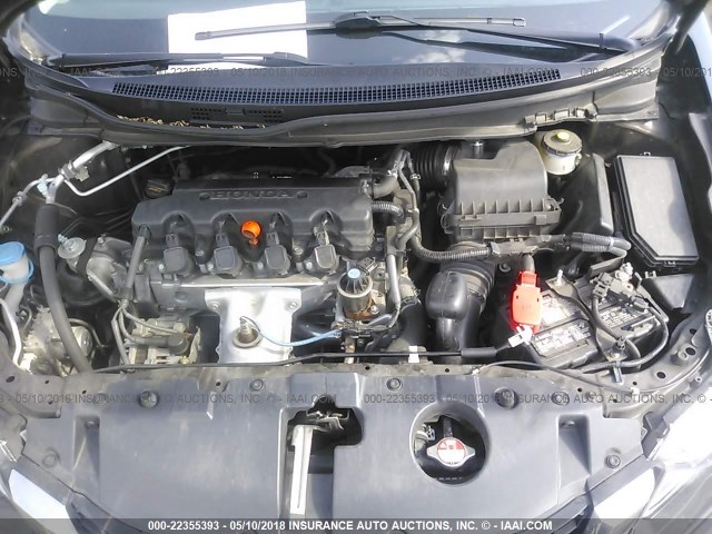 2HGFB2F9XEH547156 - 2014 HONDA CIVIC EXL Qəhvəyi foto 10