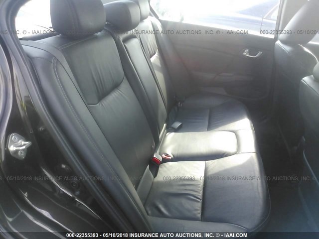 2HGFB2F9XEH547156 - 2014 HONDA CIVIC EXL Qəhvəyi foto 8
