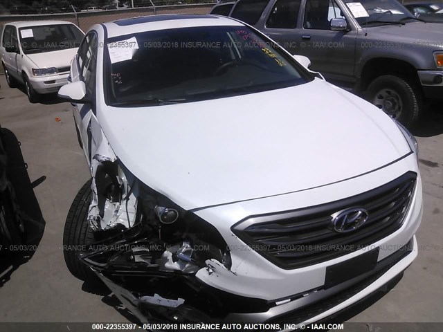 5NPE34AF6HH584149 - 2017 HYUNDAI SONATA SPORT/LIMITED WHITE photo 1