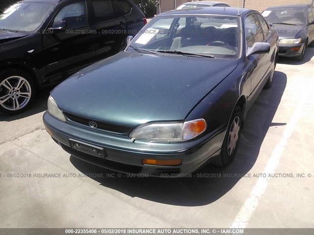 4T1CG12KXTU726194 - 1996 TOYOTA CAMRY DX/LE GREEN photo 2