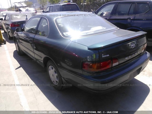 4T1CG12KXTU726194 - 1996 TOYOTA CAMRY DX/LE GREEN photo 3
