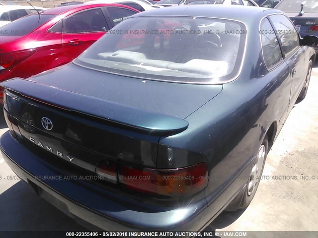 4T1CG12KXTU726194 - 1996 TOYOTA CAMRY DX/LE GREEN photo 4