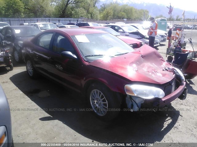 1C3EL46X36N251572 - 2006 CHRYSLER SEBRING RED photo 1