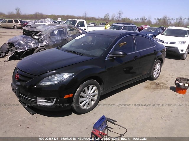 1YVHZ8CH5C5M34523 - 2012 MAZDA 6 I BLACK photo 2