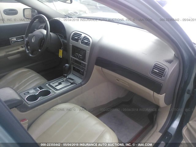 1LNHM86S05Y623721 - 2005 LINCOLN LS BLUE photo 5