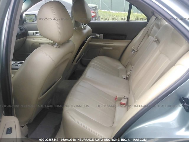 1LNHM86S05Y623721 - 2005 LINCOLN LS BLUE photo 8