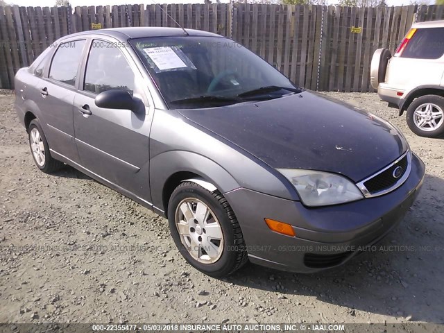 1FAFP34N37W320150 - 2007 FORD FOCUS ZX4/S/SE/SES GRAY photo 1