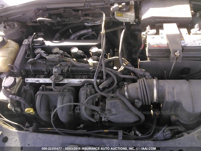 1FAFP34N37W320150 - 2007 FORD FOCUS ZX4/S/SE/SES GRAY photo 10