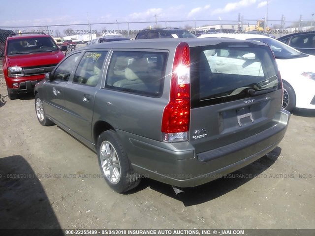 YV1SW640062537902 - 2006 VOLVO V70 GREEN photo 3