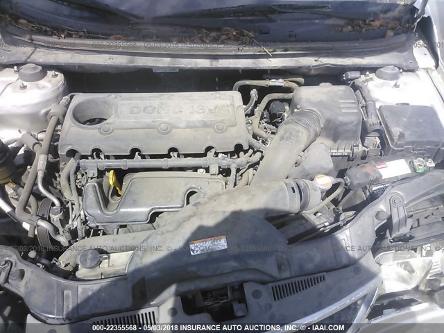 KNAFU5A20C5467340 - 2012 KIA FORTE EX Gümüş foto 10