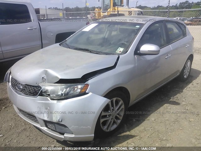 KNAFU5A20C5467340 - 2012 KIA FORTE EX Gümüş foto 2