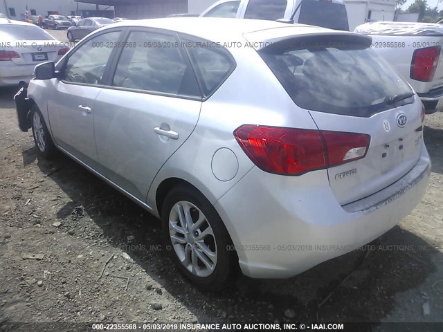 KNAFU5A20C5467340 - 2012 KIA FORTE EX Gümüş foto 3
