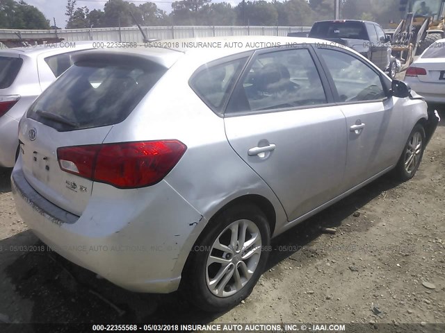 KNAFU5A20C5467340 - 2012 KIA FORTE EX Gümüş foto 4