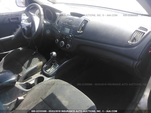 KNAFU5A20C5467340 - 2012 KIA FORTE EX Gümüş foto 5