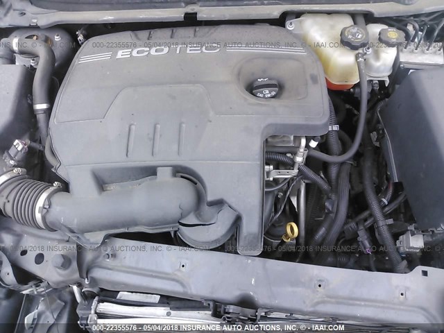 1G1ZC5EB7A4164449 - 2010 CHEVROLET MALIBU 1LT 灰色 照片 10