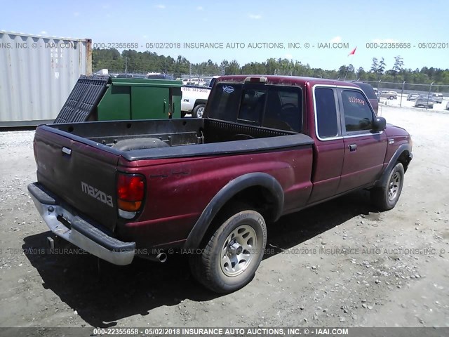 4F4ZR17V9XTM11871 - 1999 MAZDA B3000 CAB PLUS MAROON photo 4