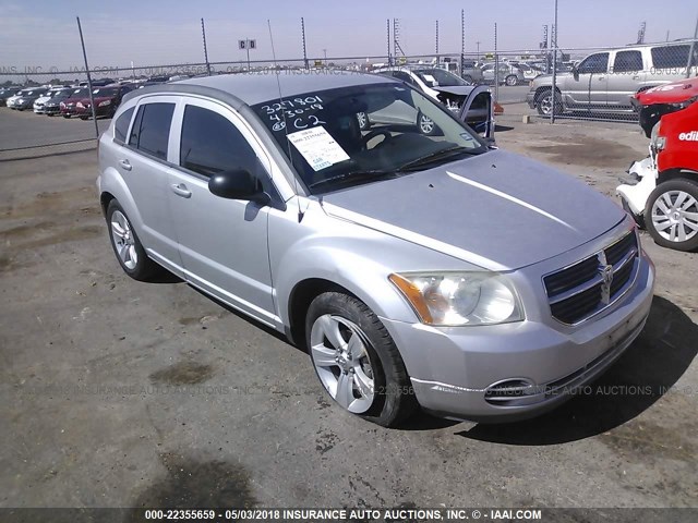 1B3CB4HA0AD562603 - 2010 DODGE CALIBER SXT SILVER photo 1