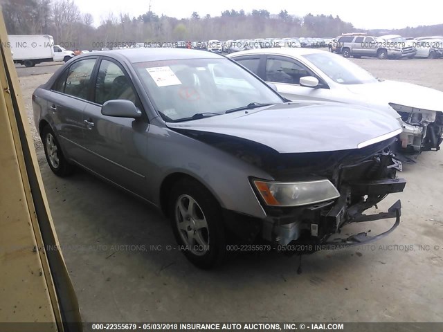 5NPEU46F36H025225 - 2006 HYUNDAI SONATA GLS/LX GRAY photo 1