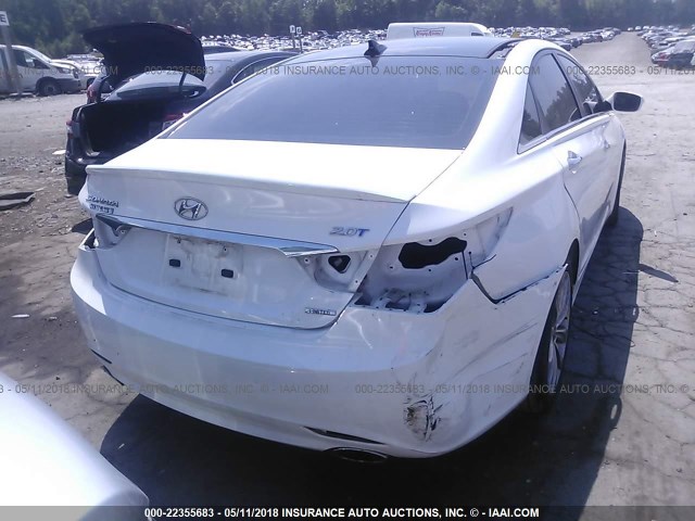 5NPEC4AB9CH456106 - 2012 HYUNDAI SONATA SE/LIMITED WHITE photo 6