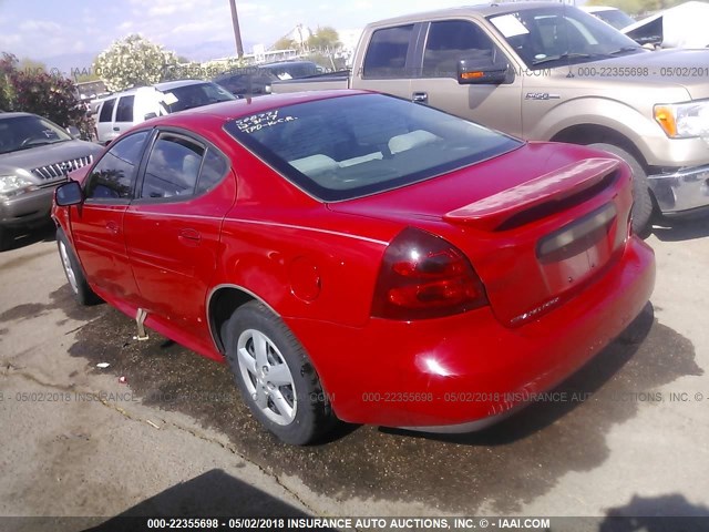 2G2WP552071207746 - 2007 PONTIAC GRAND PRIX RED photo 3