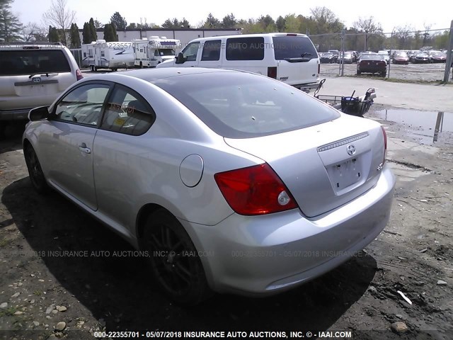 JTKDE177570202153 - 2007 TOYOTA SCION TC 银色 照片 3